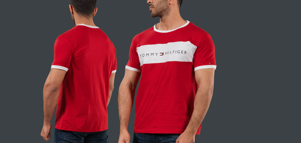 Tommy Hilfiger CN Logo Flag T-Shirt 170,