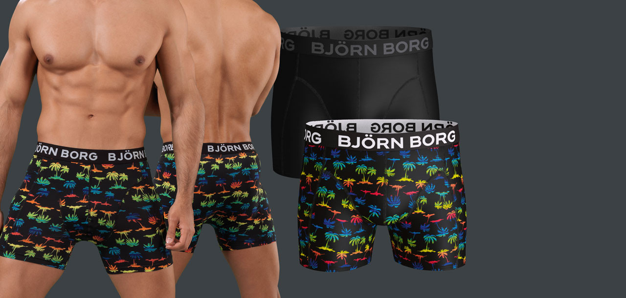 Bjorn Borg Rainbow Palm Boxershort 2-Pack 1158