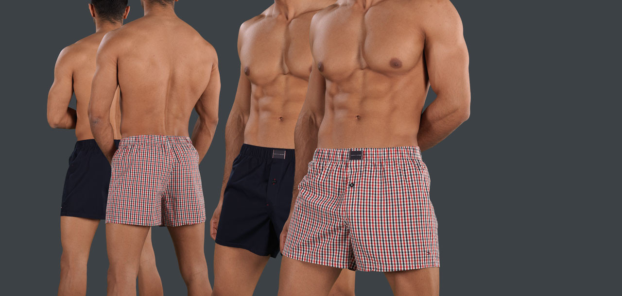Tommy Hilfiger Check Woven Boxershort 2-Pack 229