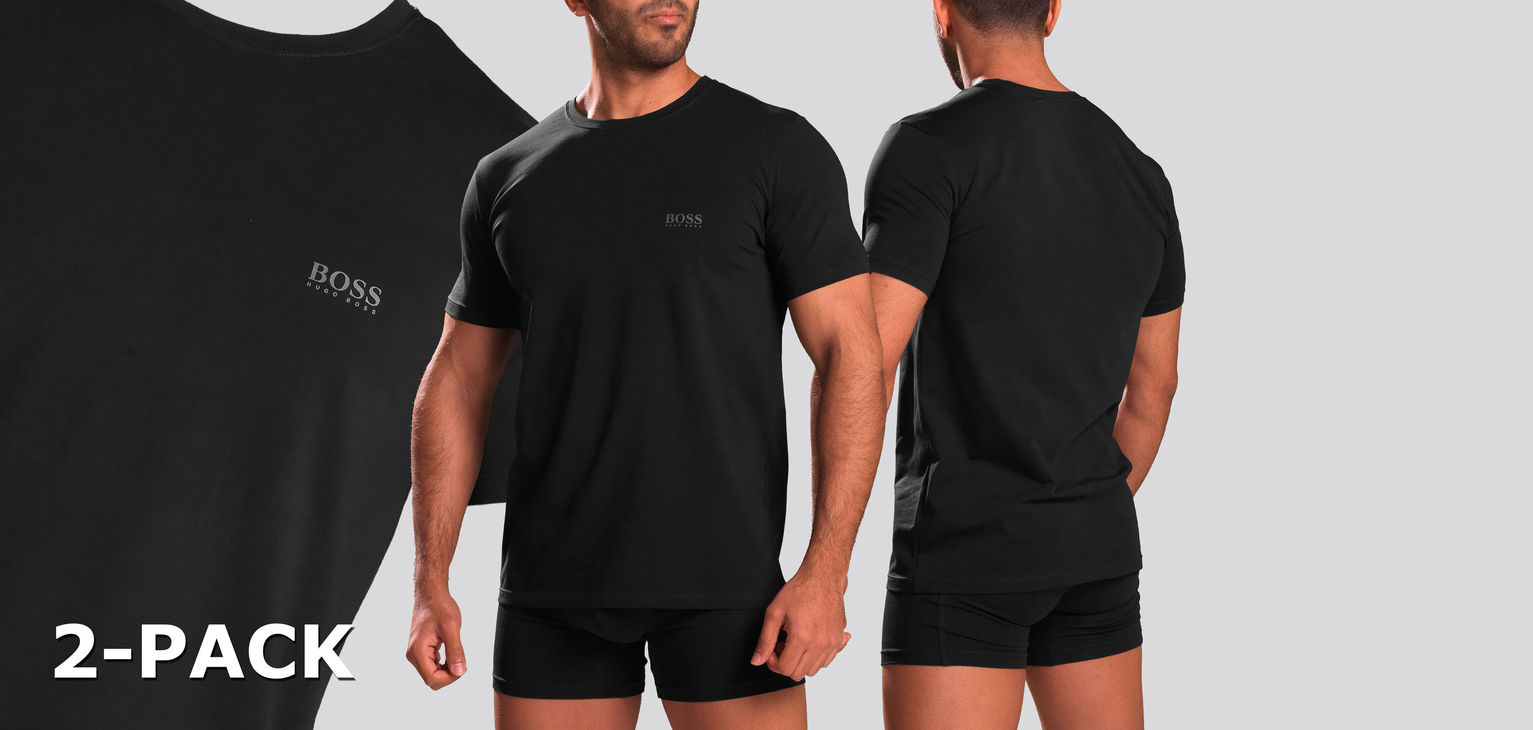 Boss RN Cotton Stretch T-Shirt 2-Pack 405,