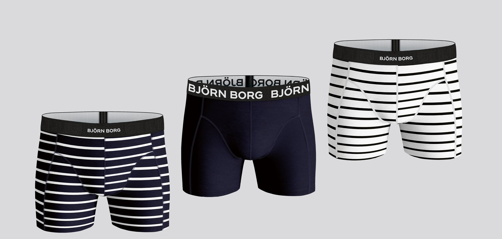 Bjorn Borg Single Stripe Sammy Boxershort 3-Pack 1048
