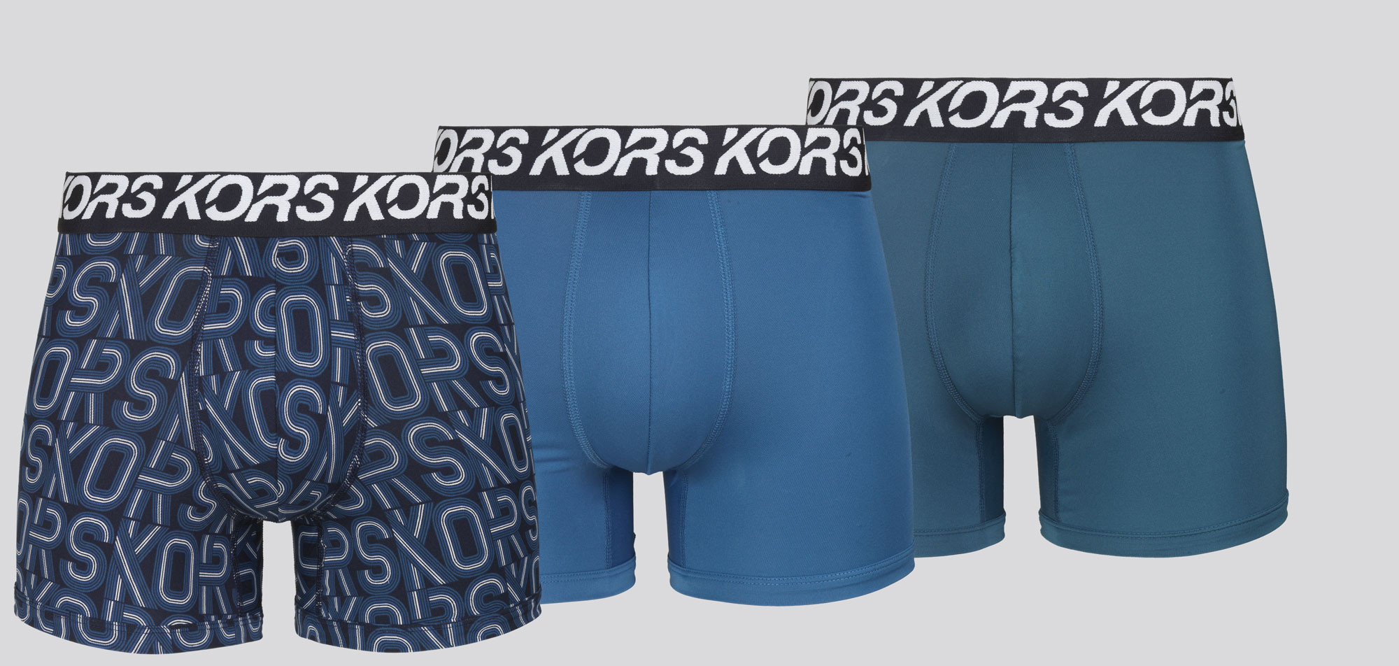 Michael Kors Sport Poly Boxer Brief 3-Pack 803 Lagoon