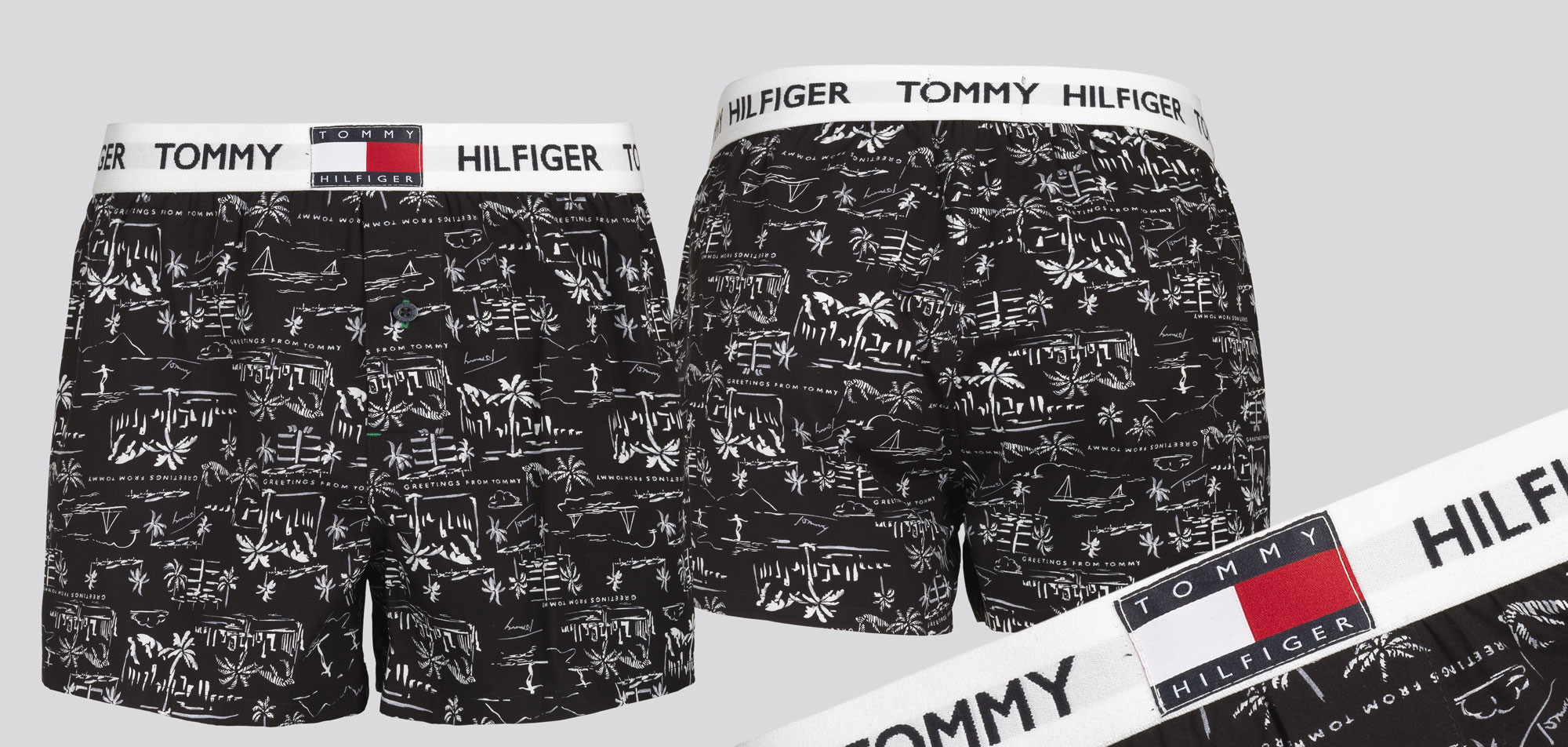 Tommy Hilfiger Woven Boxershort Print 175 Organic Cotton