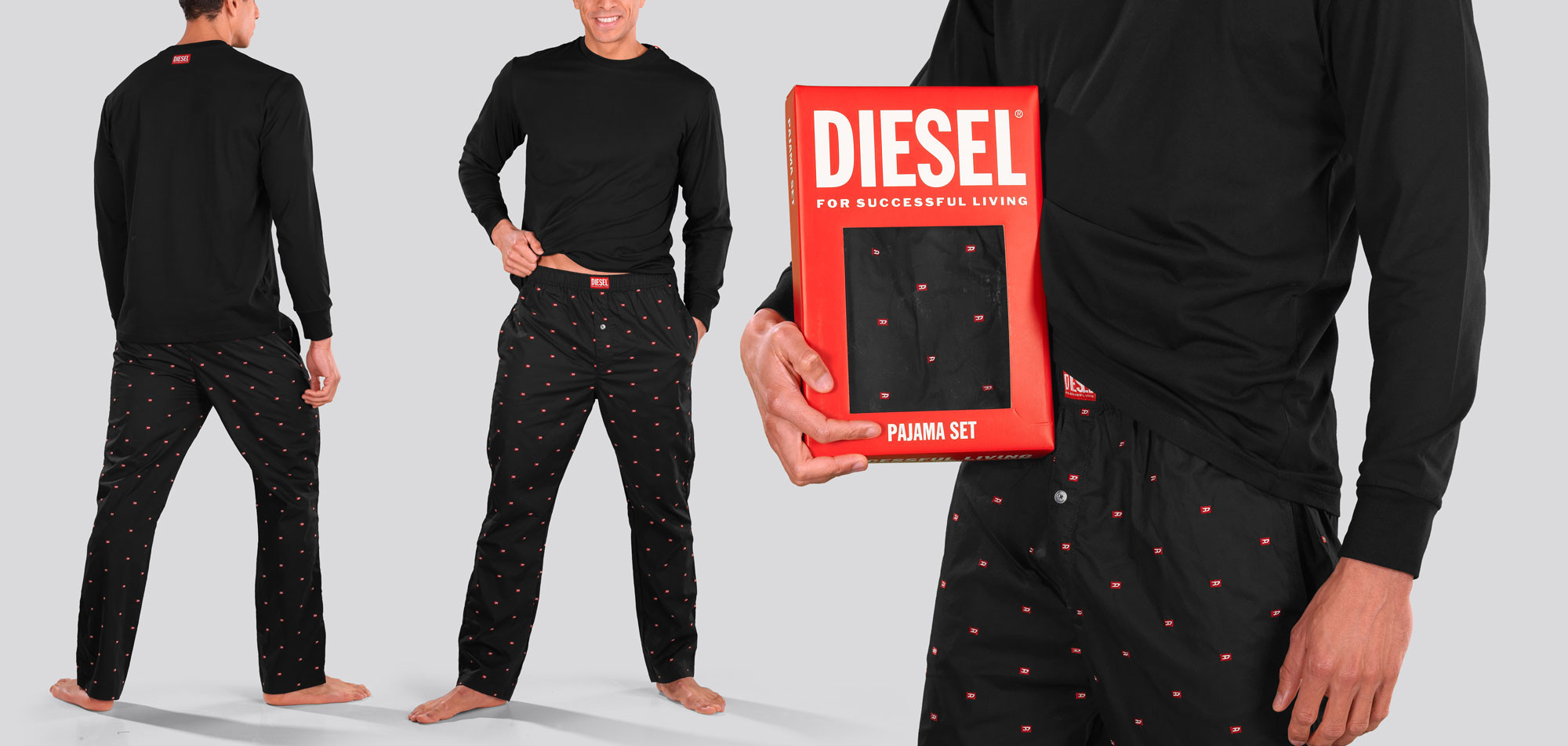 Diesel Pyjama Long Set KGAD Justin Derik,