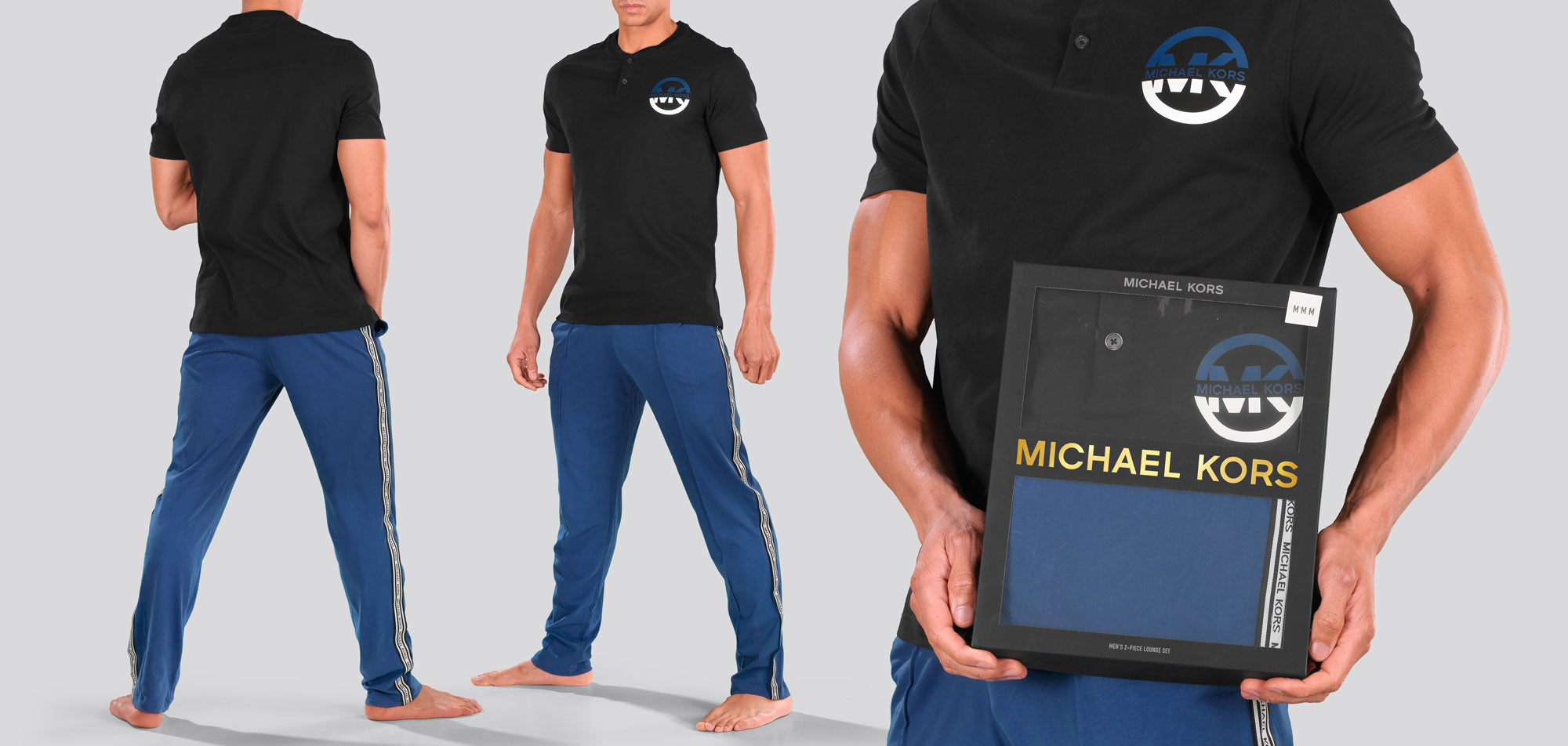 Michael Kors Pyjama 651 SS + Pintuck Pant Giftset
