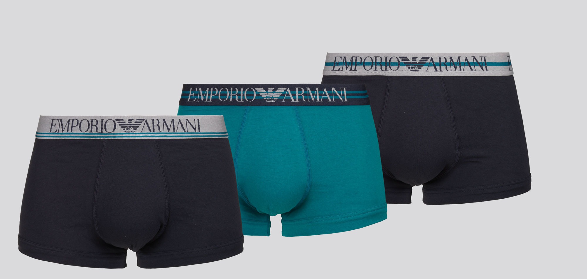 Emporio Armani Trunk 3-Pack 2F723 Stretch Cotton,