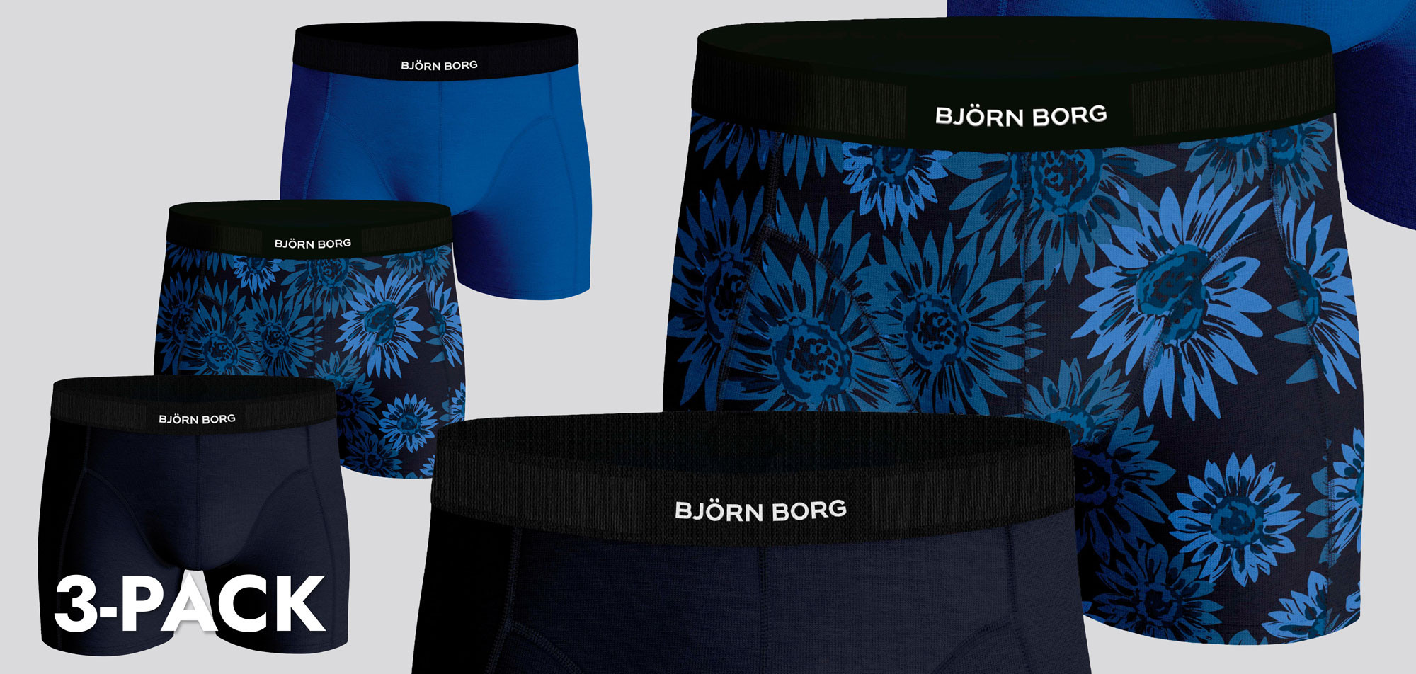 Bjorn Borg Boxershort 3-Pack 724 Premium Cotton MP004,