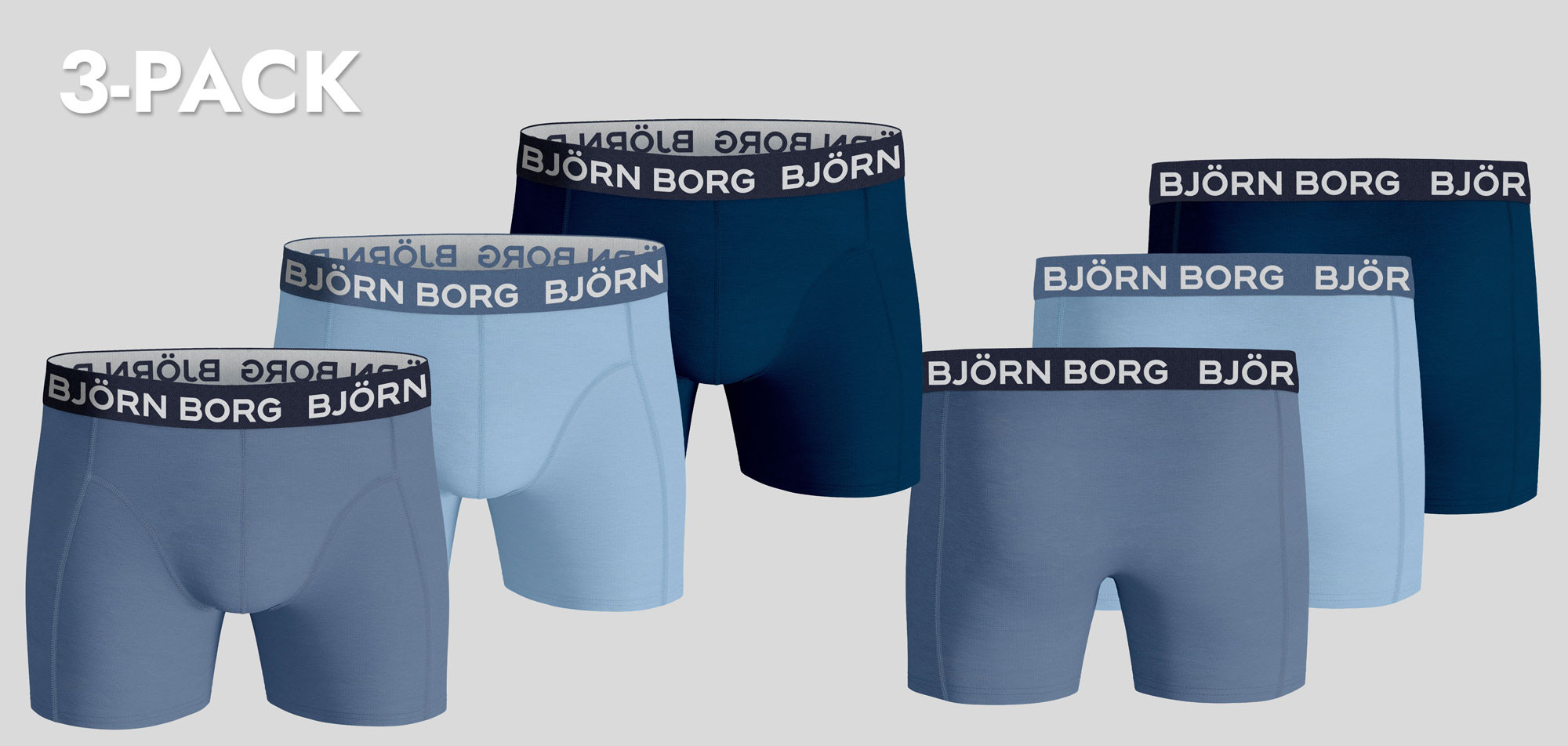 Bjorn Borg Boxershort 3-Pack 094 Cotton Stretch MP006,