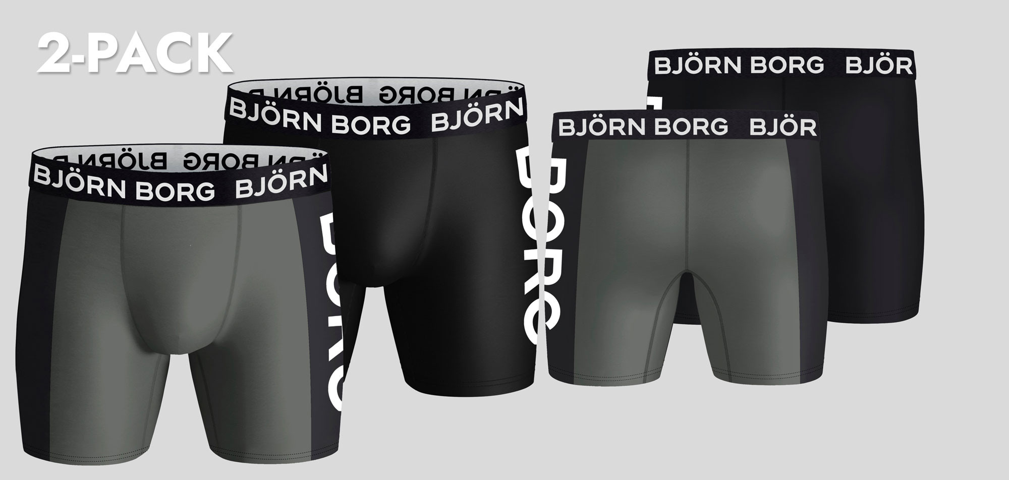 Bjorn Borg Boxershort 2-Pack 101 Performance MP001,