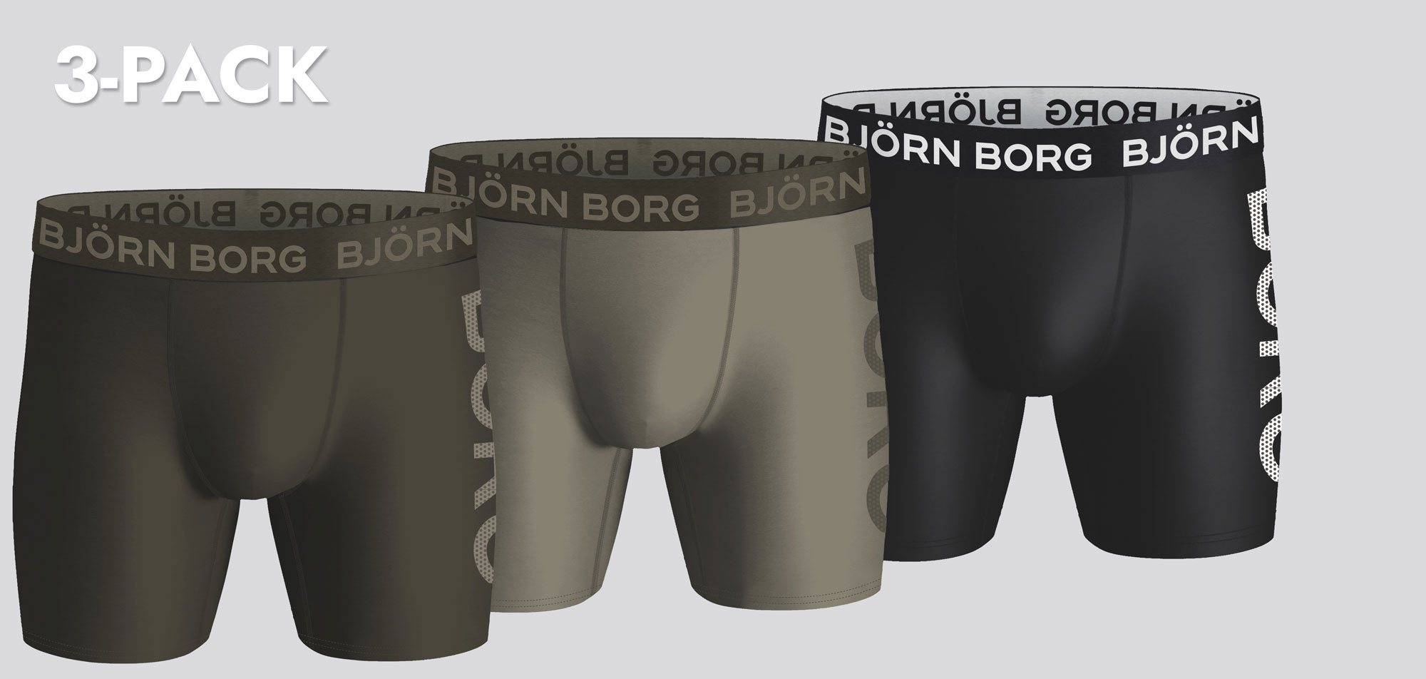 Bjorn Borg Boxershort 3-Pack 357 Performance MP002,