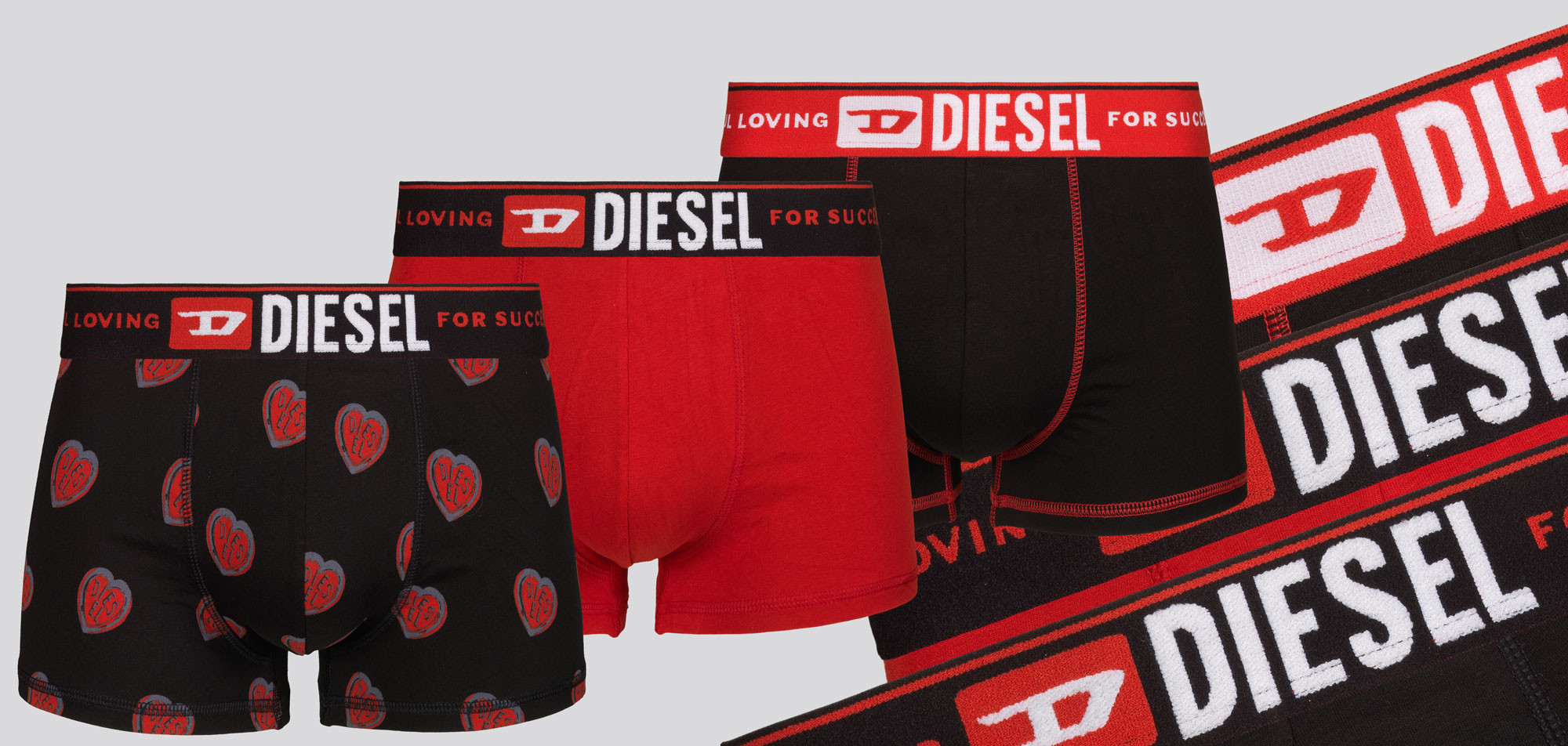 Diesel Boxershort 3-Pack SIAX Damien Valentine,